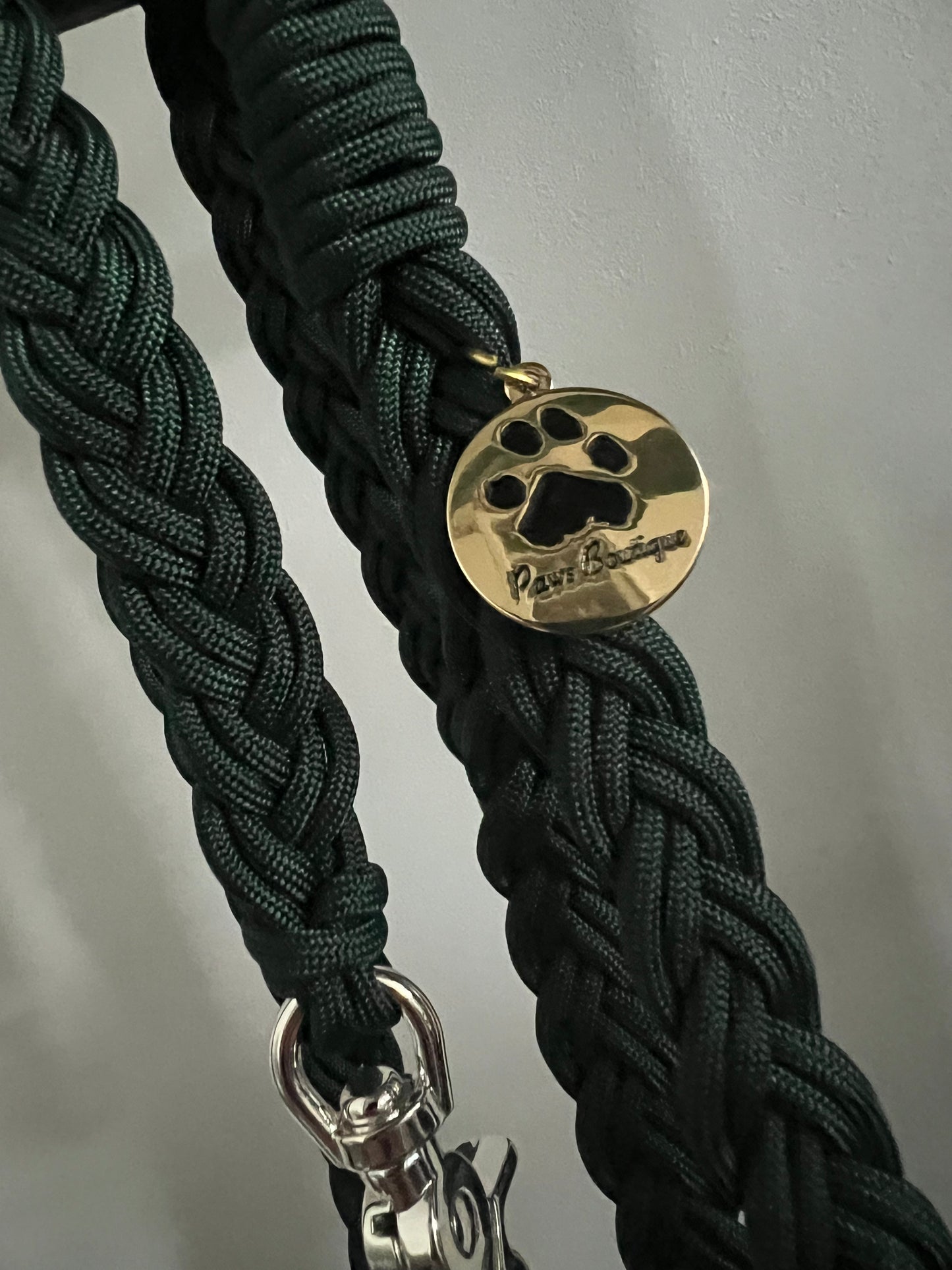 Braid leash Dark green
