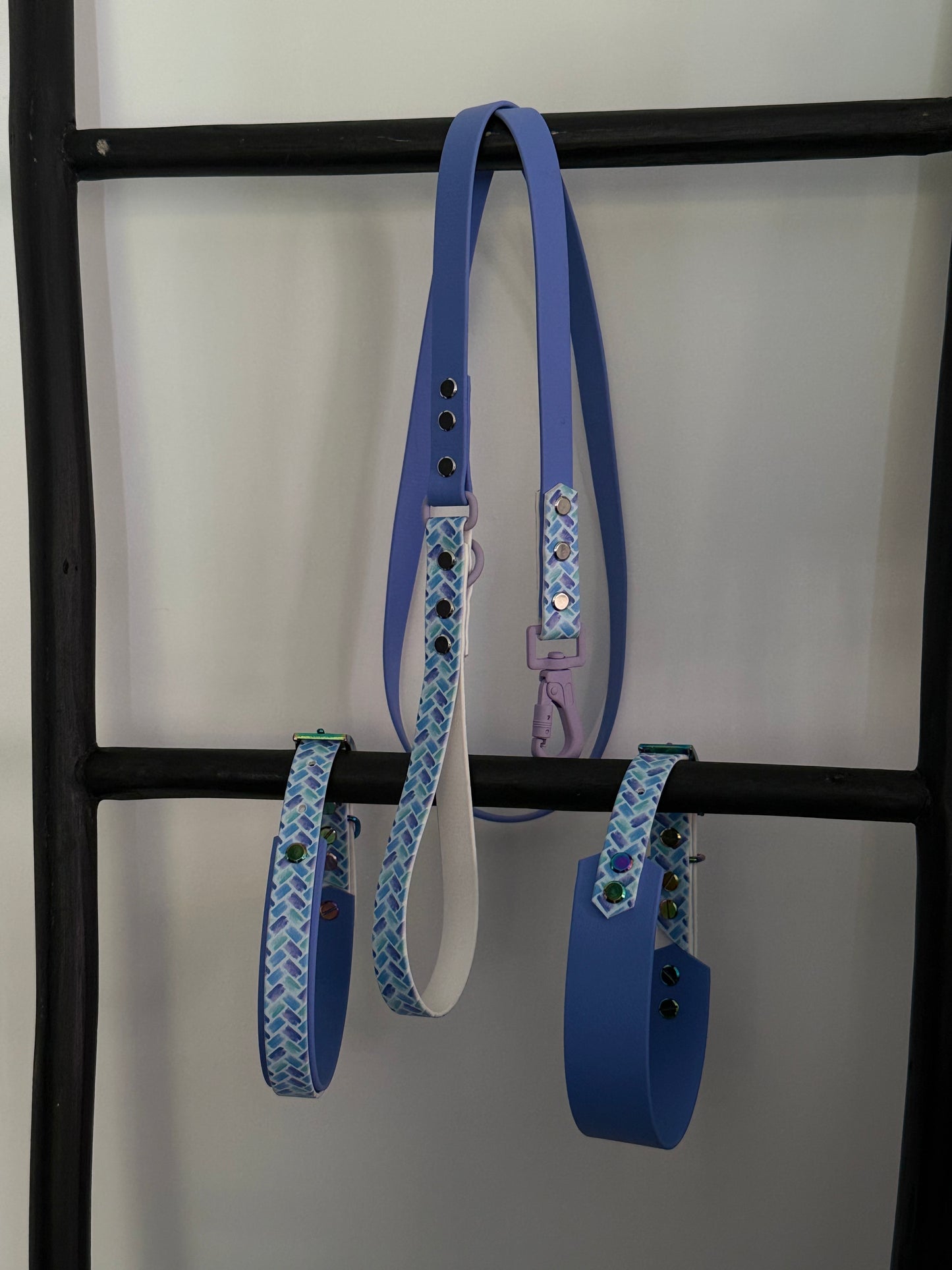 Duo Full Leash Graphic Blue brush