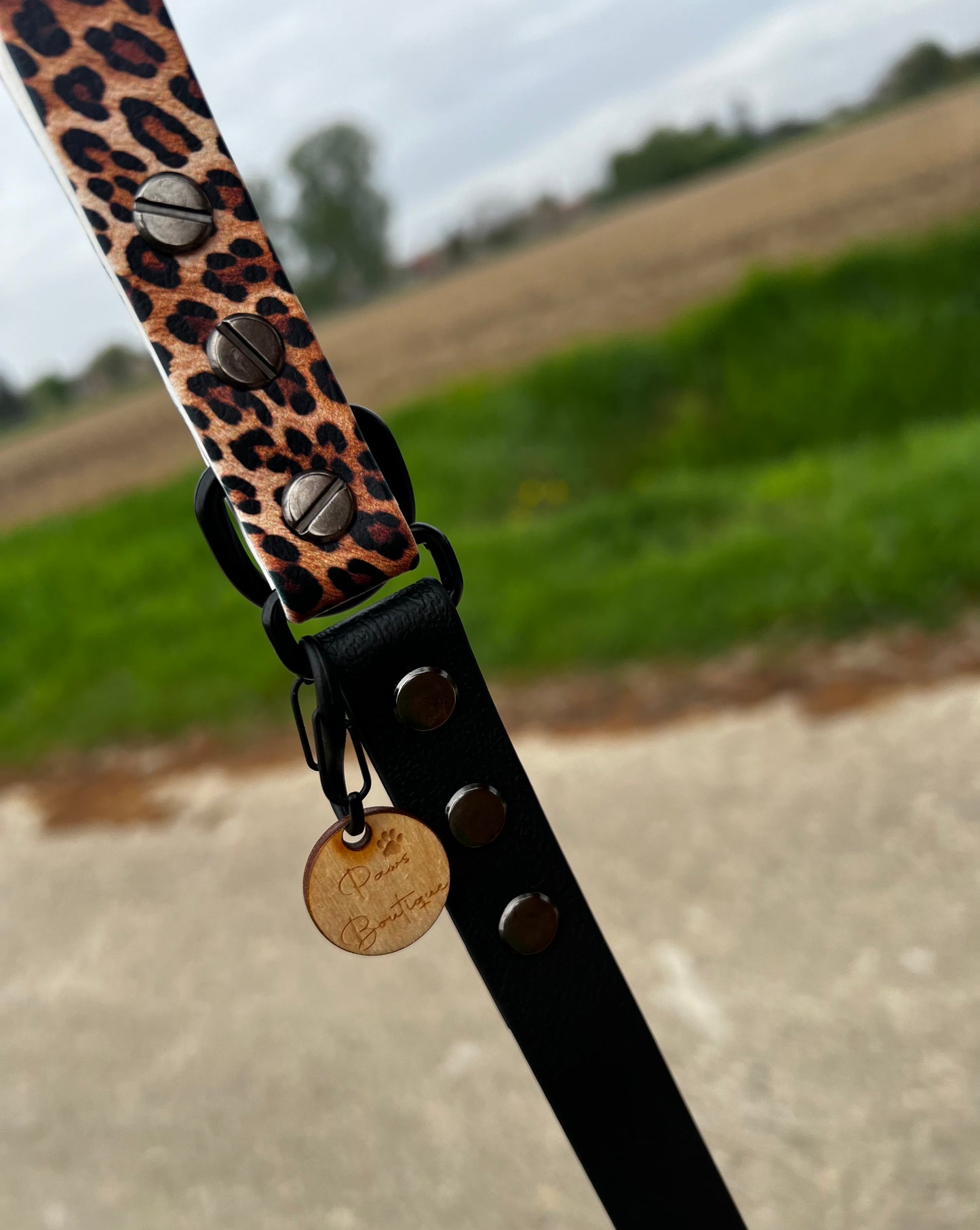 Duo Full Leash Graphic leopard