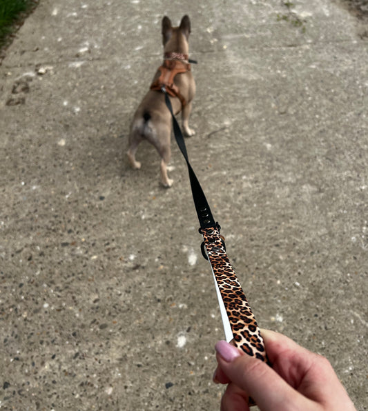 Duo Full Leash Graphic leopard