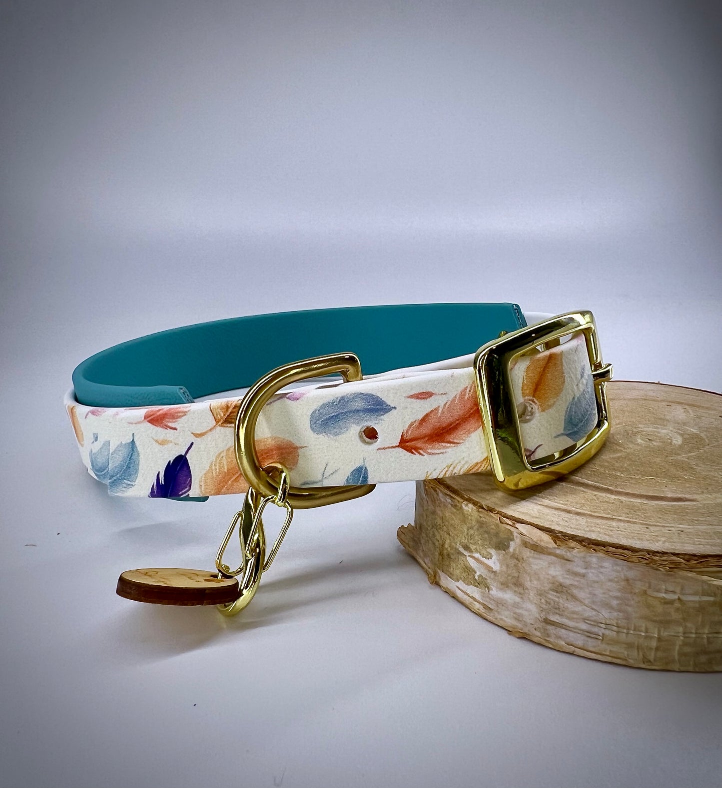Duo Collar Full Graphic feathers