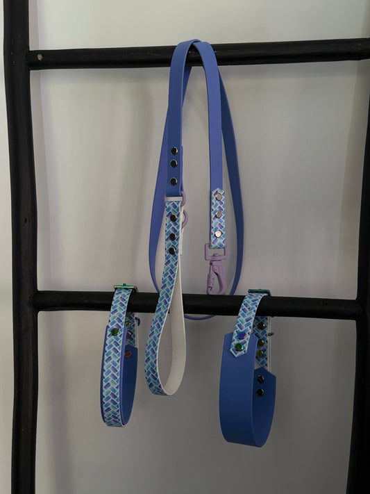 Duo Full Leash Graphic Blue brush