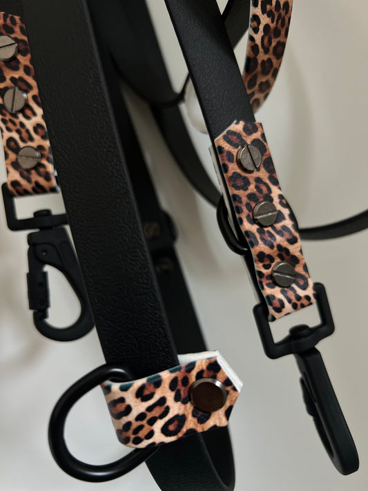 Multi-way Leash leopard (handsfree)