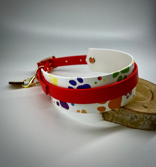 Duo Collar Paws