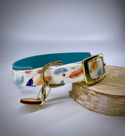 Duo Collar Full Graphic feathers