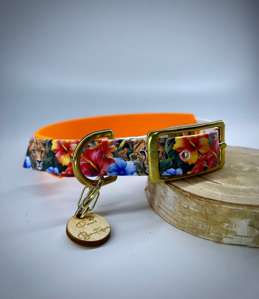 Duo Collar Full Graphic Hibiscus hunter